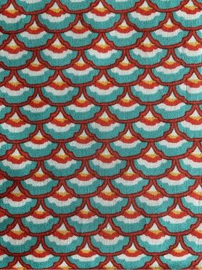 City Weekend Leisl Gibson geometric print cotton fabric 56” x 44”